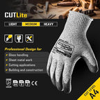 COOLJOB 12/120 Pairs Cut Resistant Safety Work Gloves - Image 2