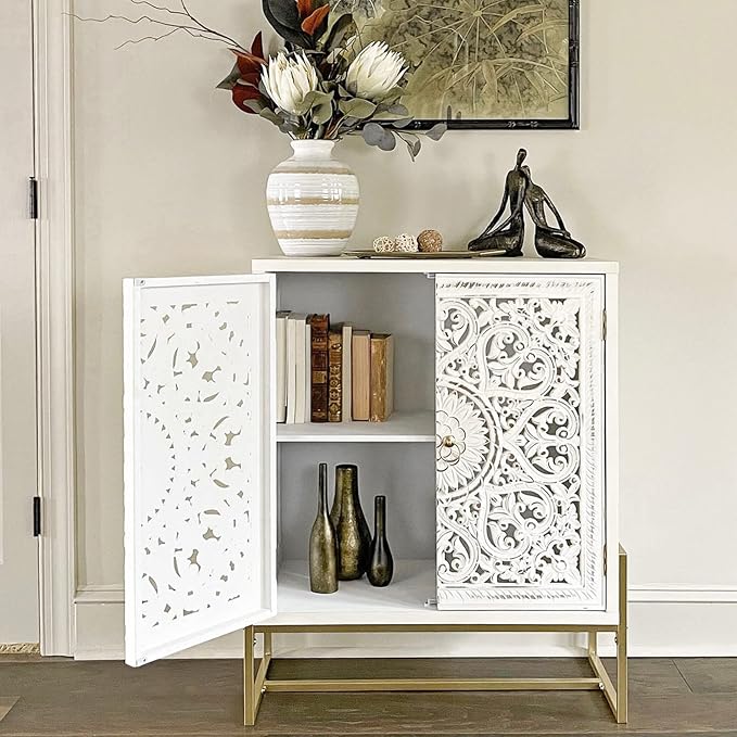 PHI VILLA White Accent Cabinet - Image 6