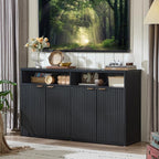 LEYAOYAO Fluted Buffet Cabinet - Image 6
