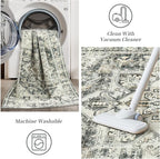 zesthome 5x7 Washable Rug-Stain Resistant Area Rugs - Image 5