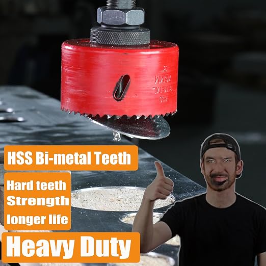 6-7/8” HSS Bi Metal Hole Saw Cutter - Image 3