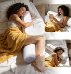 SyMax 7.8"x38" Body Pillow for Twin Bed, Memory Foam Bolster w/Removable Velvet - Image 5