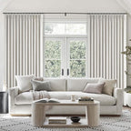 Topfinel Extral Wide Curtains, Pinch Pleated 100% Blackout Linen Luxury Drapery - Image 7