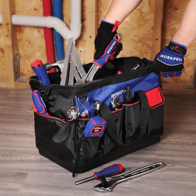 WORKPRO Tool Bag, 18 Inch Tool Bag - Image 7