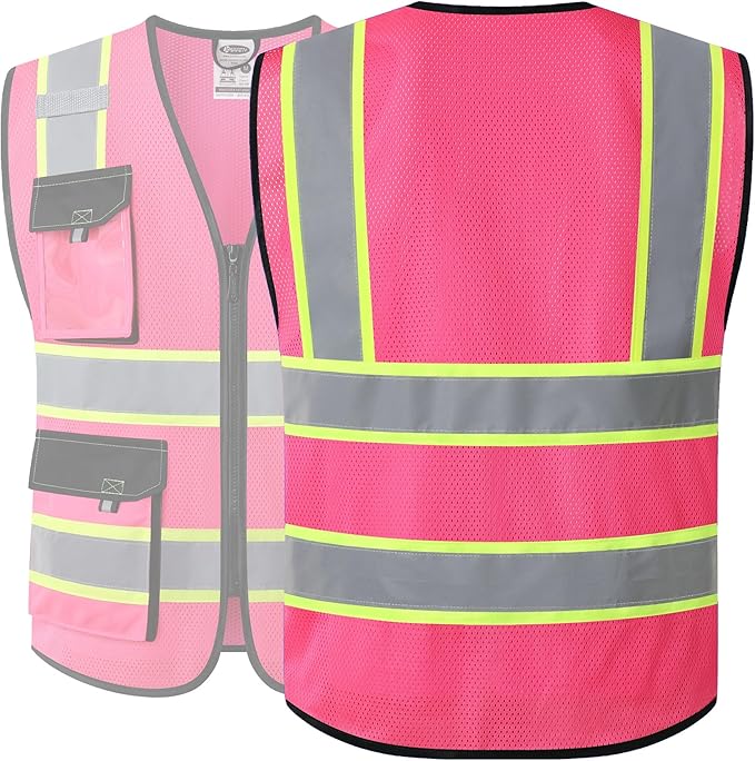JKSafety Hi Vis Reflective Safety Vests - Image 5