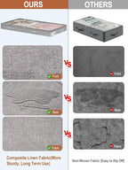 3 Inch Low Profile Under Bed Storage Bins - Image 5
