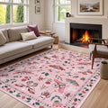 Lahome Insect Washable Rugs for Living Room, Soft 6x9 Rug for Bedroom by Lahome