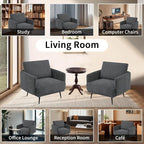 Oversized Accent Chair for Living Room Cozy Reading Chairs Mid-Century Modern - Image 6