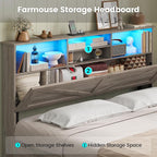 AOGLLATI Farmhouse Full Size Bed Frame - Image 4