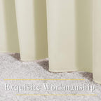 NICETOWN Room Darkening Beige Curtains - Image 6
