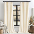 StangH Super Soft Velvet Curtains Ivory White Nursery Girls Bedroom Privacy by StangH