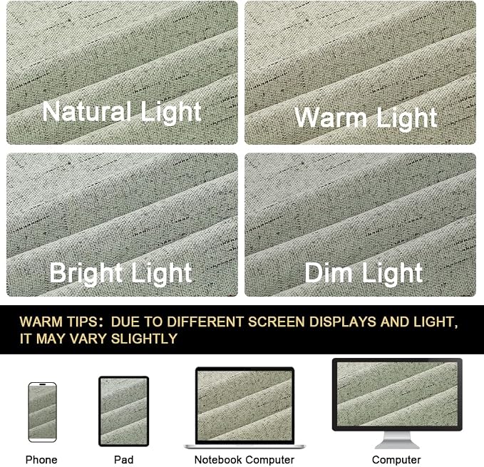 PrinceDeco 100% Blackout Curtains - Image 7