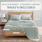 Casa Platino Twin Size Sheets Set – Pre-Washed Bedding, Ultra Soft & Cozy - Image 4
