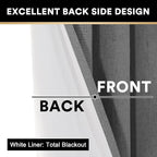 PrinceDeco 100% Blackout Curtains - Image 5