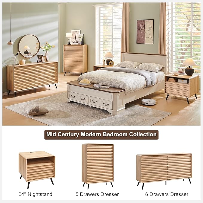 RedLemon 6 Drawers Dresser for Bedroom, Chest of Drawers - Image 3