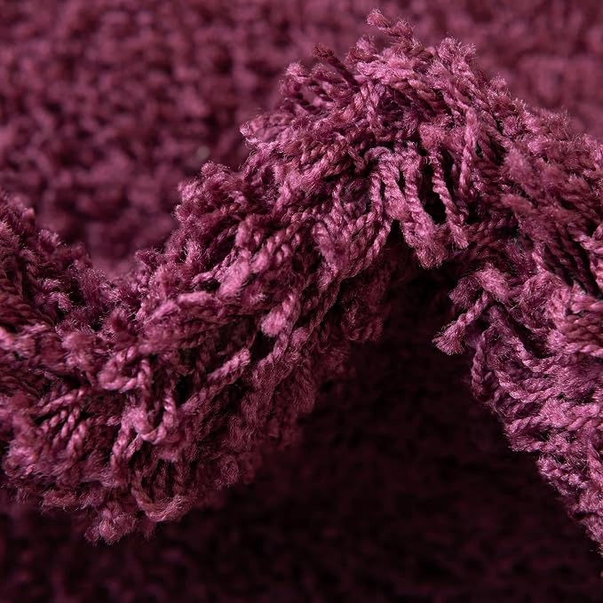Unique Loom Solid Shag Collection Area Rug - Image 8