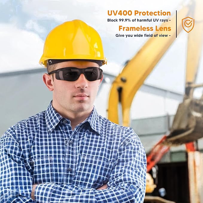 Tinted Safety Glasses 24 Pack, Safety Sunglasses Bulk UV Protection & ANSI Z87.1 - Image 5