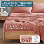 Casa Platino Bedding Sheets & Pillowcases, Pre-Washed Ultra Soft & Breathable - Image 3