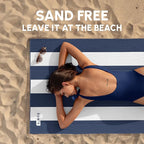 SUN'Y Waffle Microfiber Beach Towel – Sand Free, Quick Dry, Ultra Absorbent - Image 3
