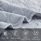CHIXIN Oversized Bedspread Coverlet Set King Size - Image 7