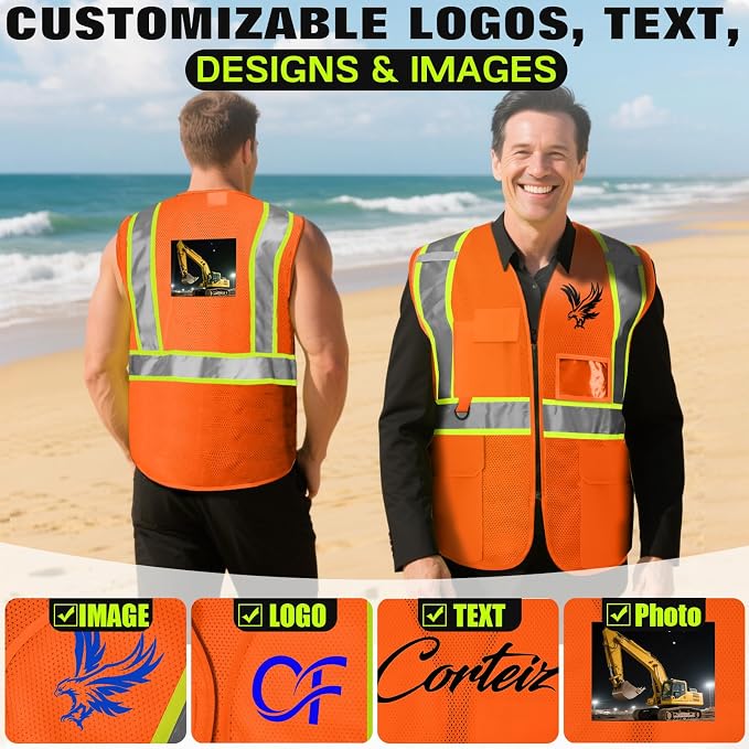 Safety Vest Customize Logo - Image 4