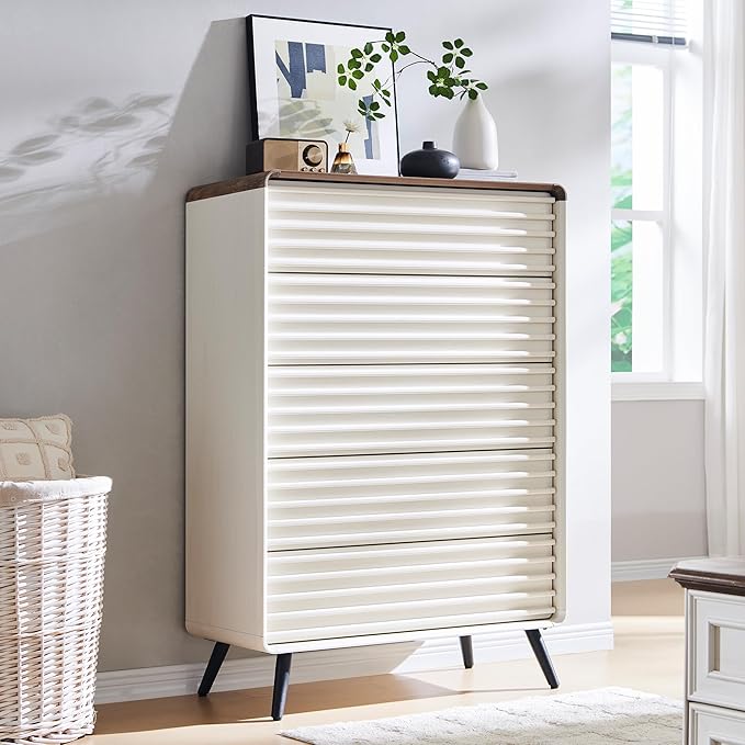 RedLemon 5 Drawers Dresser for Bedroom, Chest of Drawers by REDLEMON