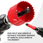 Hex Shaft Hole Saw Mandrel, 7/16-Inch and 3/8 Inch Hole Saw Arbor - Image 6