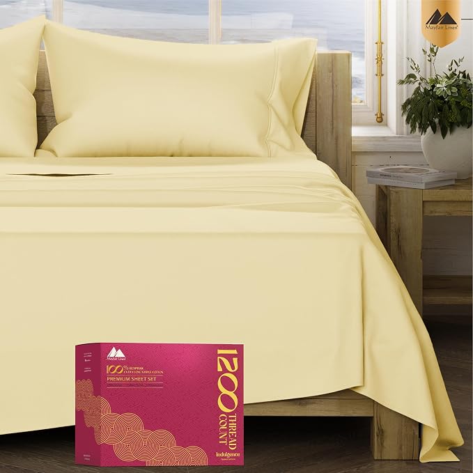 Mayfair Linen 100% Egyptian Cotton Queen Sheet Set by MayfairLinen