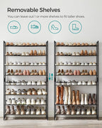 SONGMICS Shoe Rack, 8-Tier Shoe Organizer, Metal Rack - Image 8