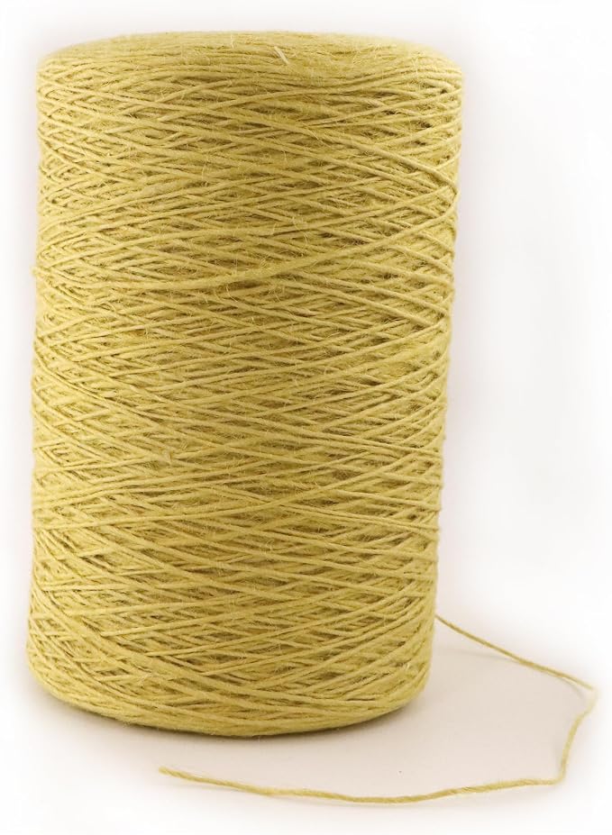 1mm x 5000 Feet Yellow Jute Rope, Twine - Image 4