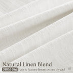 Beige White Pinch Pleated Extra Wide Curtain Panels 90 Inches Long 100 Wide - Image 3
