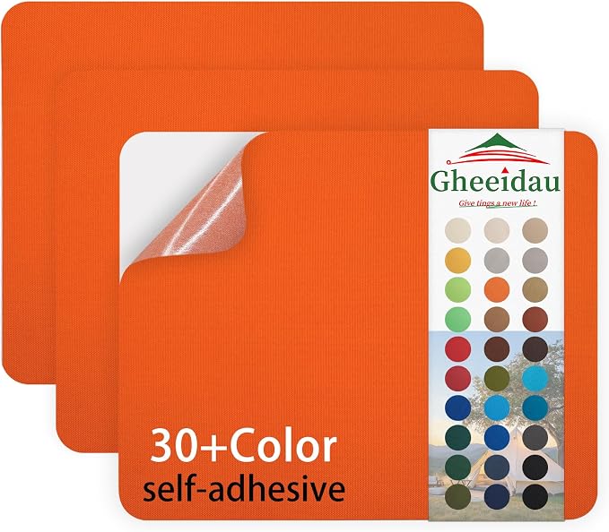 Canvas Repair Patch 9×11 Inch 3Pcs Waterproof Self-Adhesive Fabric Repair Patch by Givethingsanewlife