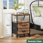 Huuger Nightstands Set of 2, End Tables - Image 4