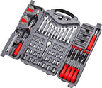 CARTMAN 123 Piece Socket Wrench Set Auto Repair Tool Set Toolbox Storage Case - Image 2