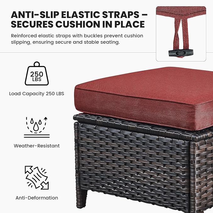 Belord 7 Piece Patio Furniture Set - Image 9