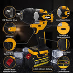 Cordless 1/2 Inch Impact Wrench, 1000 N.m Brushless High Torque Electric Impact - Image 8