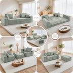 Boneless Sectional Loveseat Couch - Image 3