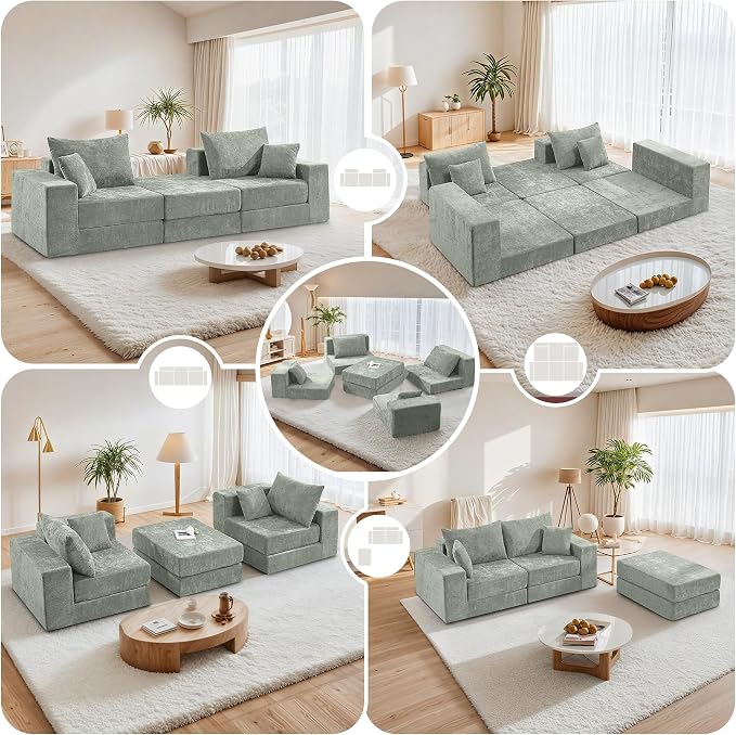 Boneless Sectional Loveseat Couch - Image 3