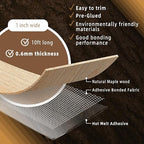 GSCIT Club Maple Edge Banding, 1 inch x 10ft Wood Edge Banding Pre-glued - Image 2