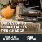 Worx Nitro WX843L 20V Power Share 3/8" Cordless Crown Stapler - Image 2