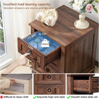 Farmhouse Night Stand Set of 2, Dresser - Image 5