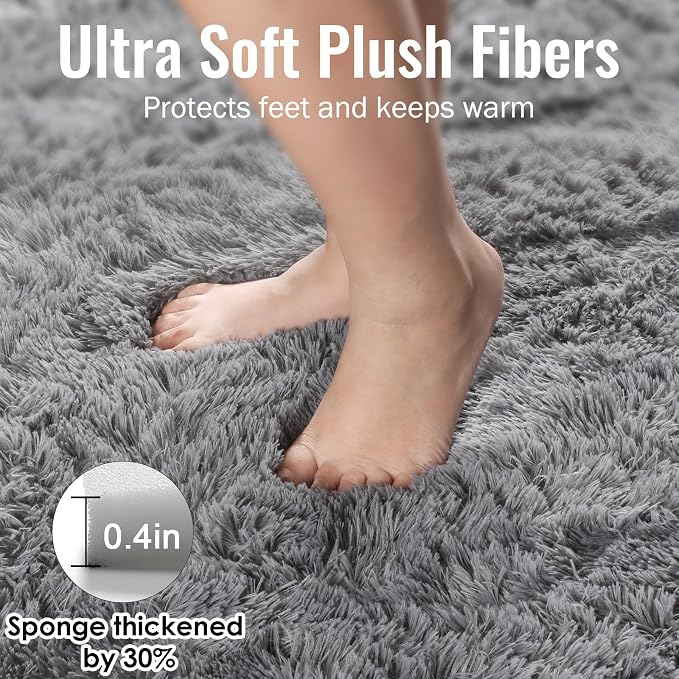 PAGISOFE Plush Washable Area Rugs - Image 2