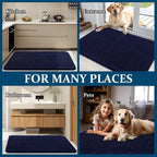 OLANLY Dog Door Mat for Muddy Paws 59x35, Absorbs Moisture and Dirt, Absorbent - Image 8