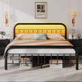 WLIVE Metal Platform Bed Frame, King Size Bed Frame by WLIVE