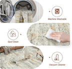 9x12 Area Rugs for Living Room, Non Slip Machine Washable Vintage Rugs - Image 4