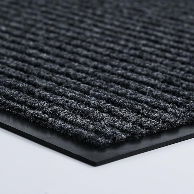 Durable Front Door Mat, Heavy Duty Indoor Outdoor Doormat, Stain and Fade by 100pointONE