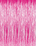 GOER 3.2 ft x 8.2 ft Metallic Tinsel Foil Fringe Curtains Party Photo Backdrop by GOER