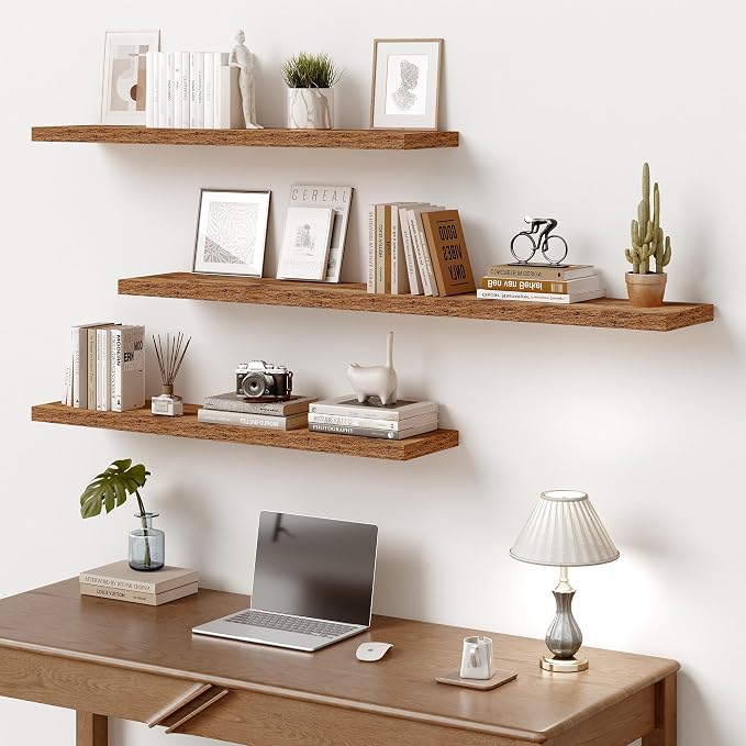 Vivelove 10 Inch Deep Floating Shelves 36 inch Long, 36 x 10 Wide Wall Shelves - Image 6