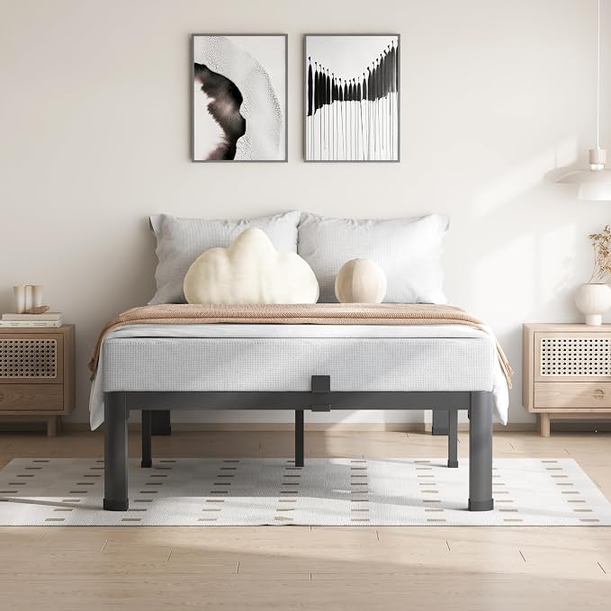 10 Inch Twin Size Bed Frame, 3500Lbs Heavy Duty Metal Platform - Image 7