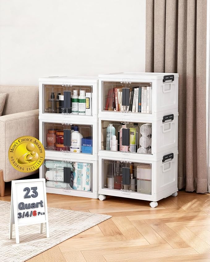OlarHike 23QT Stackable Storage Bins by OlarHike